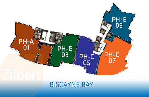 Floor map of 900 Biscayne Bay