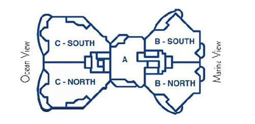 Floor map of Atlantic One at The Point