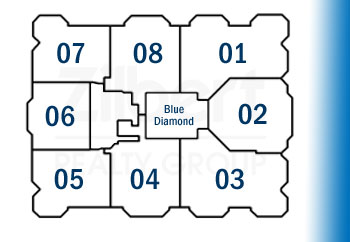 Floor map of Blue Diamond