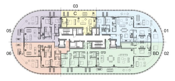 Floor map of Eighty Seven Park