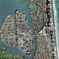 Aerial photo of Bay Harbour and Bal Harbour