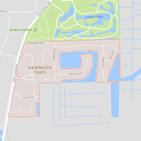 Aerial photo of Hammock Oaks