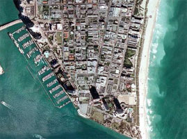 Aerial photo of South Beach