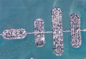 Aerial photo of Venetian Islands in Miami Beach