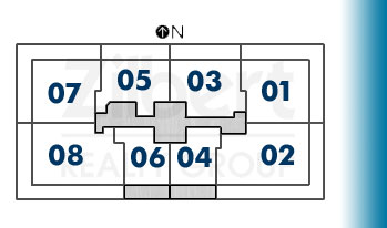 Floor map of MEi Condominium