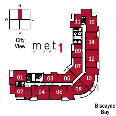 Floor map of Met 1
