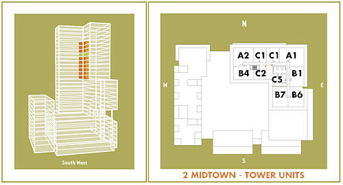 Floor map of Two Midtown