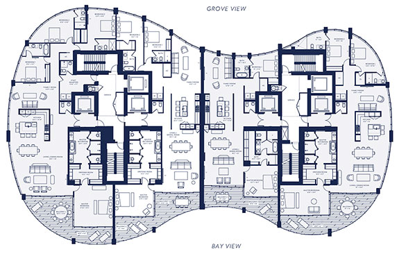 Floor map of Park Grove - Two Park Grove